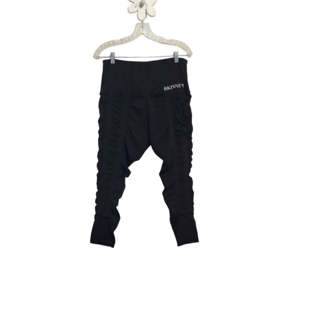 SKINNIFY 4 Bands 2x Resistance Band Black Leggings Sz XL - Picture 3 of 13